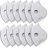 BASE CAMP Activated Carbon Replacement Filters Only for M PRO, M Plus or M Cross Mask,N Plus Mask (12filter)