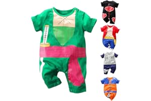 RELABTABY Newborn Baby Boys Girls Anime Romper Cotton Long Sleeve Infant Cosplay Costume Jumpsuit Outfit