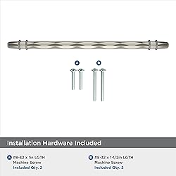 Amerock | Cabinet Pull | Polished Nickel/Black