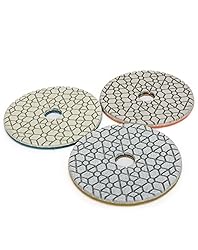 PANFREET 3 Step Diamond Polishing Pads 4-inch Wet