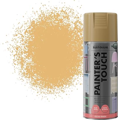 Rust-Oleum Painter's Touch 400ml Khaki Gloss Spray Paint Aerosol