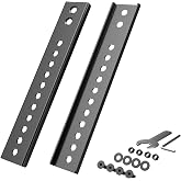 Vertical VESA Extender Plate Bracket Kit for TVs with Low VESA Position | Set of 2, Lower up to 7.08", Secure Fit, Easy to Install, Sturdiness, Prevent Ceiling or Wall Clearance Issues, Black