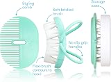 Frida Baby Head-Hugging Hairbrush and Comb Set for Newborns view 2
