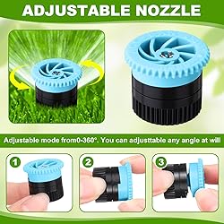 Honoson 16 Pcs Variable Arc Nozzle Radius High