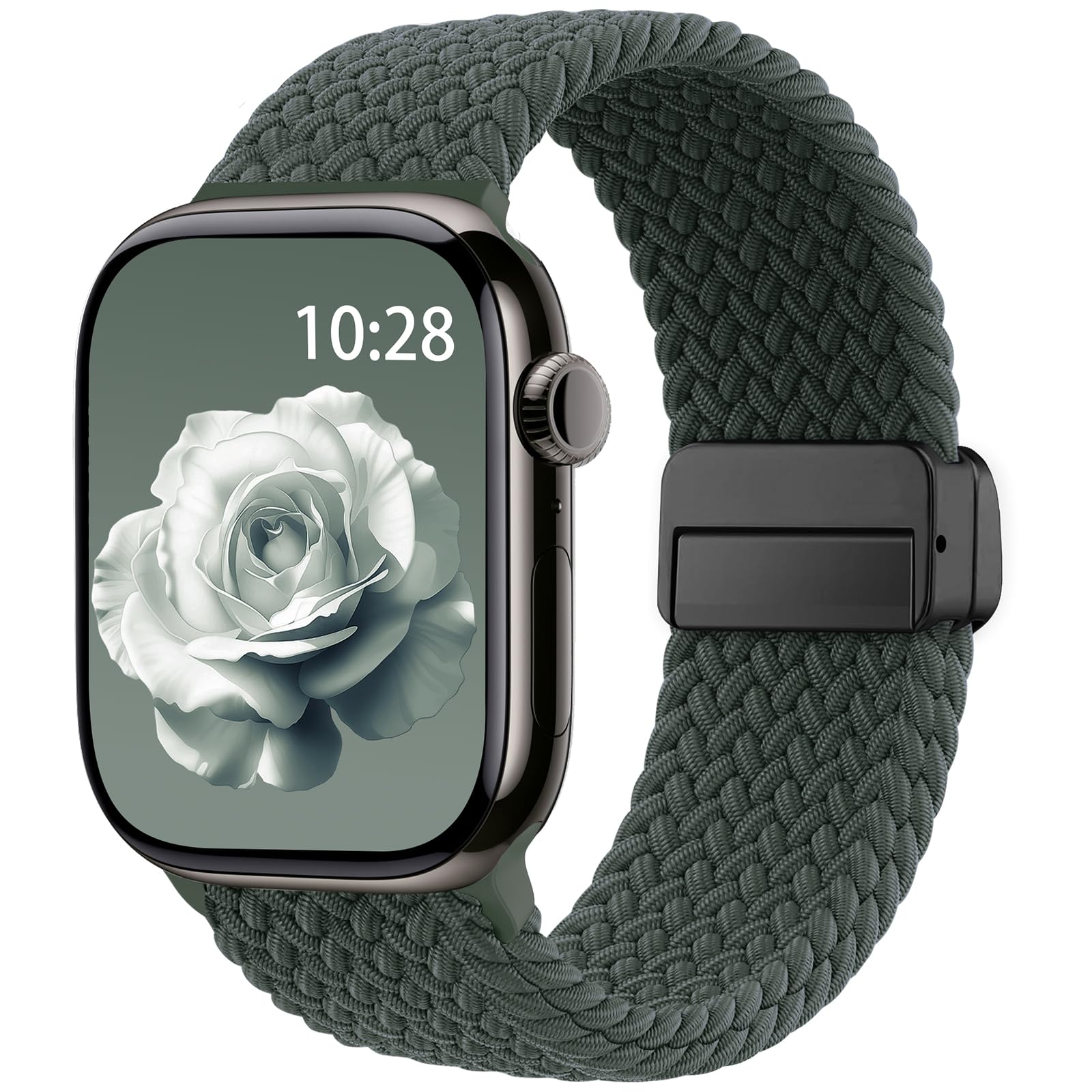 Braided Stretchy Band Compatible with Apple Watch