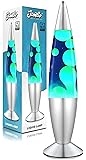 JAMBO 16" Beautiful Lamp- Blue with Yellow/Green