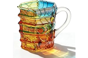 Chapter Book Mug, 2026 New Novelty Painted Coffee Mugs for Book Lovers, 190ML High Borosilicate Glass Book Cup