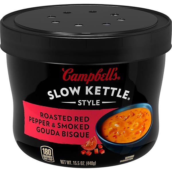 CAMPBELL’S SLOW KETTLE STYLE ROASTED RED PEPPER &...