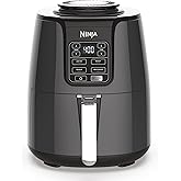 Ninja Air Fryer, Roast, Bake, Air Fry, Roast, Broil, Reheats, & Dehydrates, 4-in-1, Fries, Frozen Food, Veggies, and Juicy Me