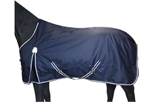 BARN & STABLE 600Denier 3000mm/3000mvp Super Waterproof & Breathable Horse Blankets for Winter with 200g Fill