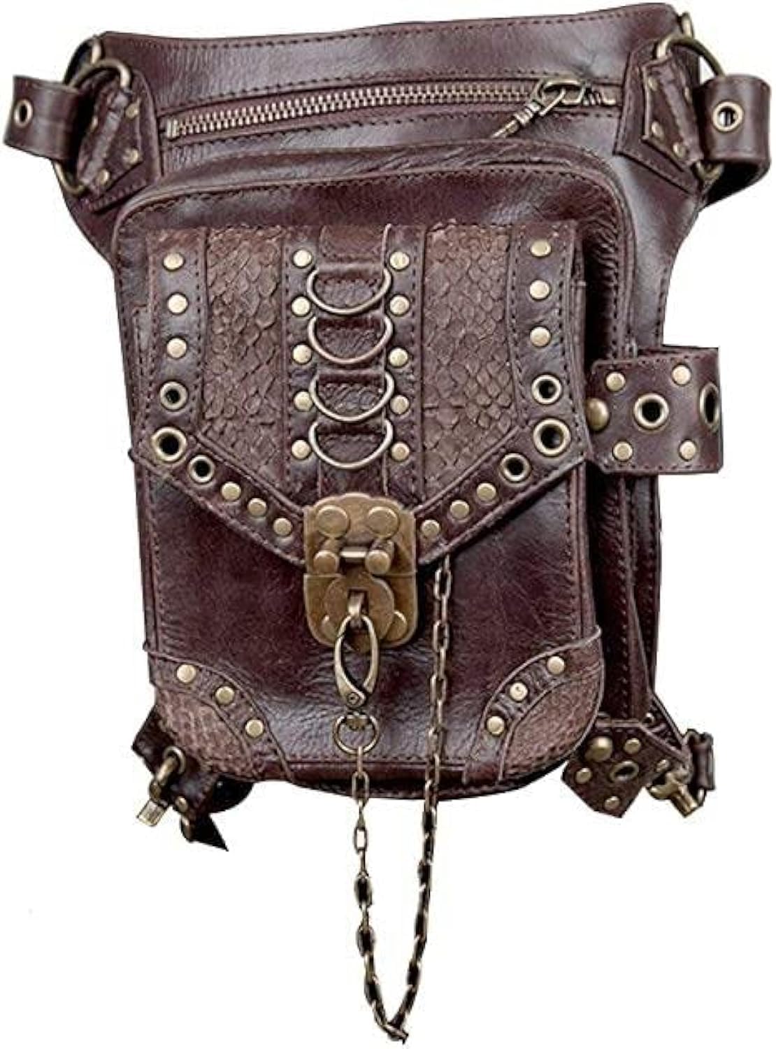 Ro Rox Edison Holster Moon Faux Leather Hip Holster Bag Steampunk Unisex