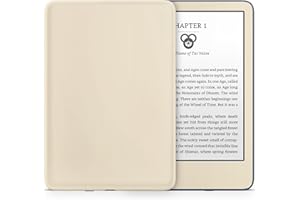 Tacky Design Solid Color Skin for Kindle Skin Decal 11th Generation 2022 Wrap Classic Color Vinyl, Premium 3M Decal Sticker for Full Surface Coverage (Cream, Kindle (11th Gen, 2022))