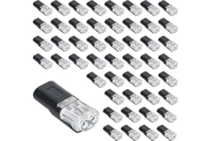 50pcs 2-Pin Low Voltage Wire Connectors with Locking Buckle, No-Strip Quick Splice Clips for 22-18 AWG LED Strip Lights Cable