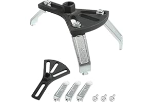 SUJADE YAKEFLY Universal Fuel Pump Removal Tool,Fuel Pump Lock Ring Removal and Reinstall Tool Adjustable Fuel Lid Tank Cover Collar Ring Spanner,5.31" to 7.17" Fuel Tank Repair Kit