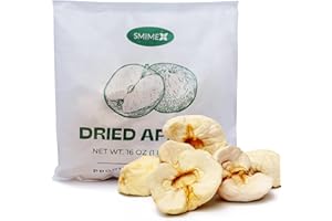 SMIMEX Premium Armenian Soft Dried Apples, 1 LB (5 pack * 3-1/4 OZ) - Dehydrated Apples No Sugar Added, Healthy Snack, Vacuum Package