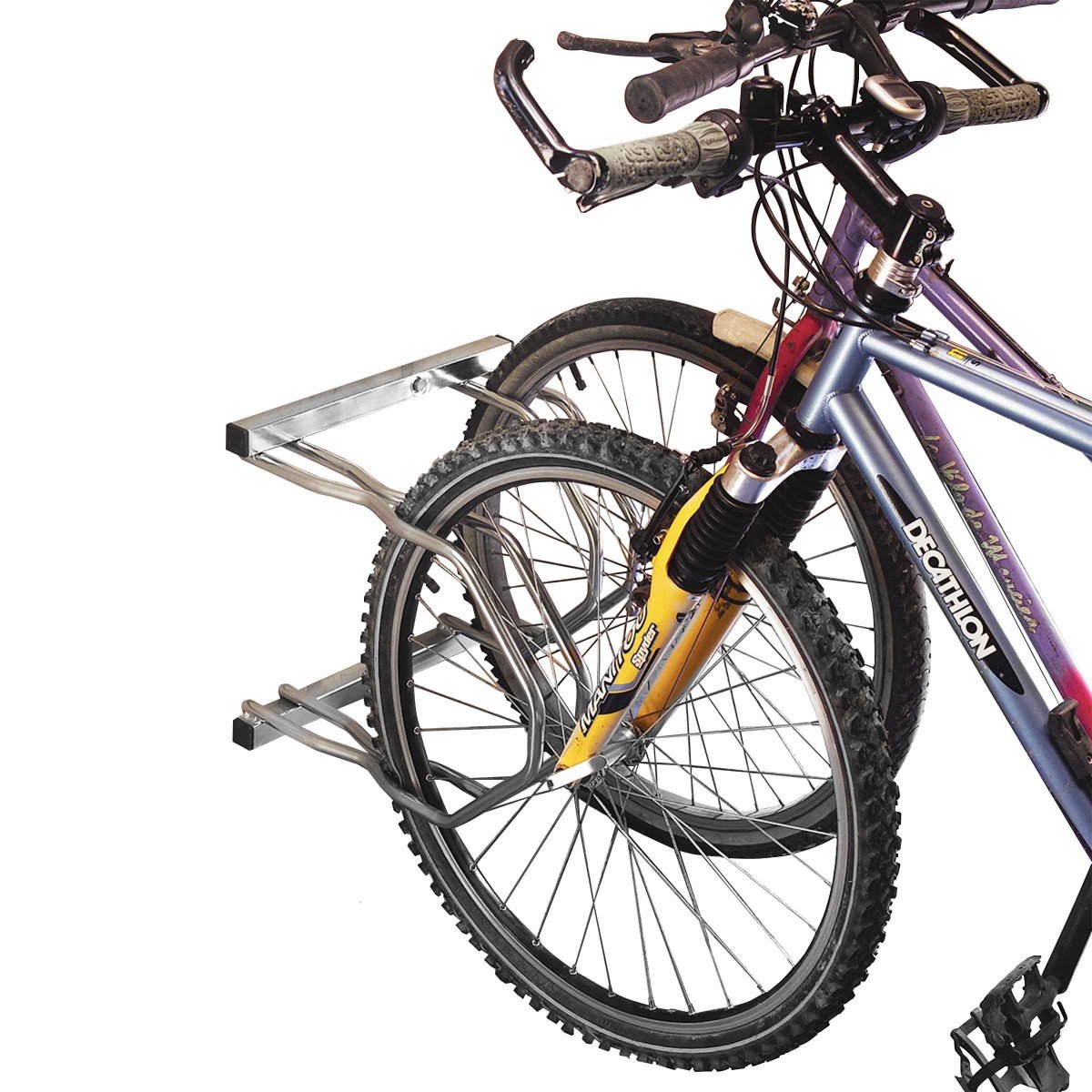 Mottez Rack for 2 Bikes 2 Levels