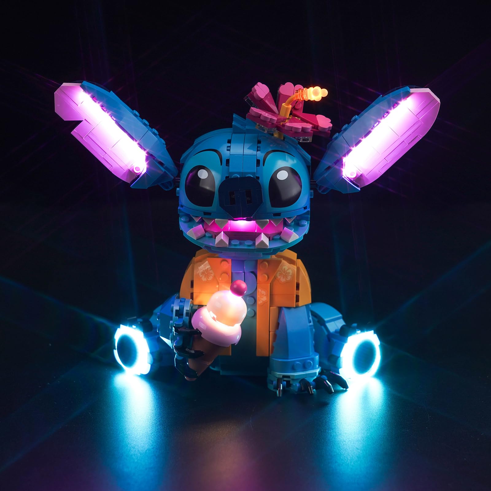 Led Light Set for Lego 43249 Stitch (No Lego), Decoration Lighting Set for Lego Disney Stitch Creative Toys - Standard Version — image 1