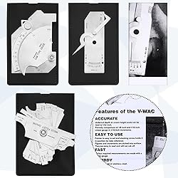 Hicarer Set of 3 Gauge Kit Included 7 Piece Fillet