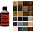 Littlefair's Wood Stain Water Based - 8.5oz/250ml - Indoor Furniture Stain Light & Dark Finishes - Special Non Toxic & Eco Friendly Formula - Wood Stain for Crafts - Color: Very Red Mahogany