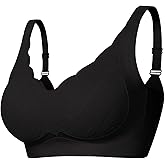 Wireless Support Bra Full Coverage Padded Push Up Anti Sagging Comfortable Seamless Lace Bras No Underwire