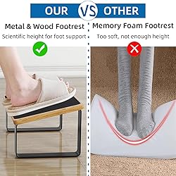 Foot Rest for Under Desk at Work, New Upgrade