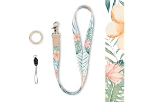 KAMT Lanyard ID Badge, Key & Teacher Lanyard - Cute & Cool Design for Women, Office, Cruise Ship, Staff, Students - Detachable Keyring for ID Card, Car Key, Name Tag, Credit Cards, Wallet, Phones