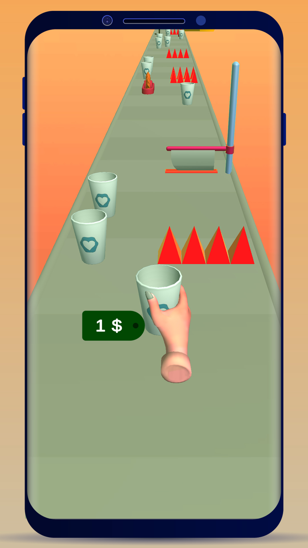 Coffee Cup Stack Rush Game for Android