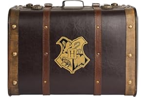 Harry Potter Hogwarts School Trunk - Collectible Storage Chest with Hogwarts Crest - 17.5" Decorative Keepsake Box for Fans - Not for Travel Use