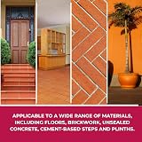 Tableau Red Tile Polish 150ml Rejuvenate Red Tiles Brickwork Unsealed Concrete view 5