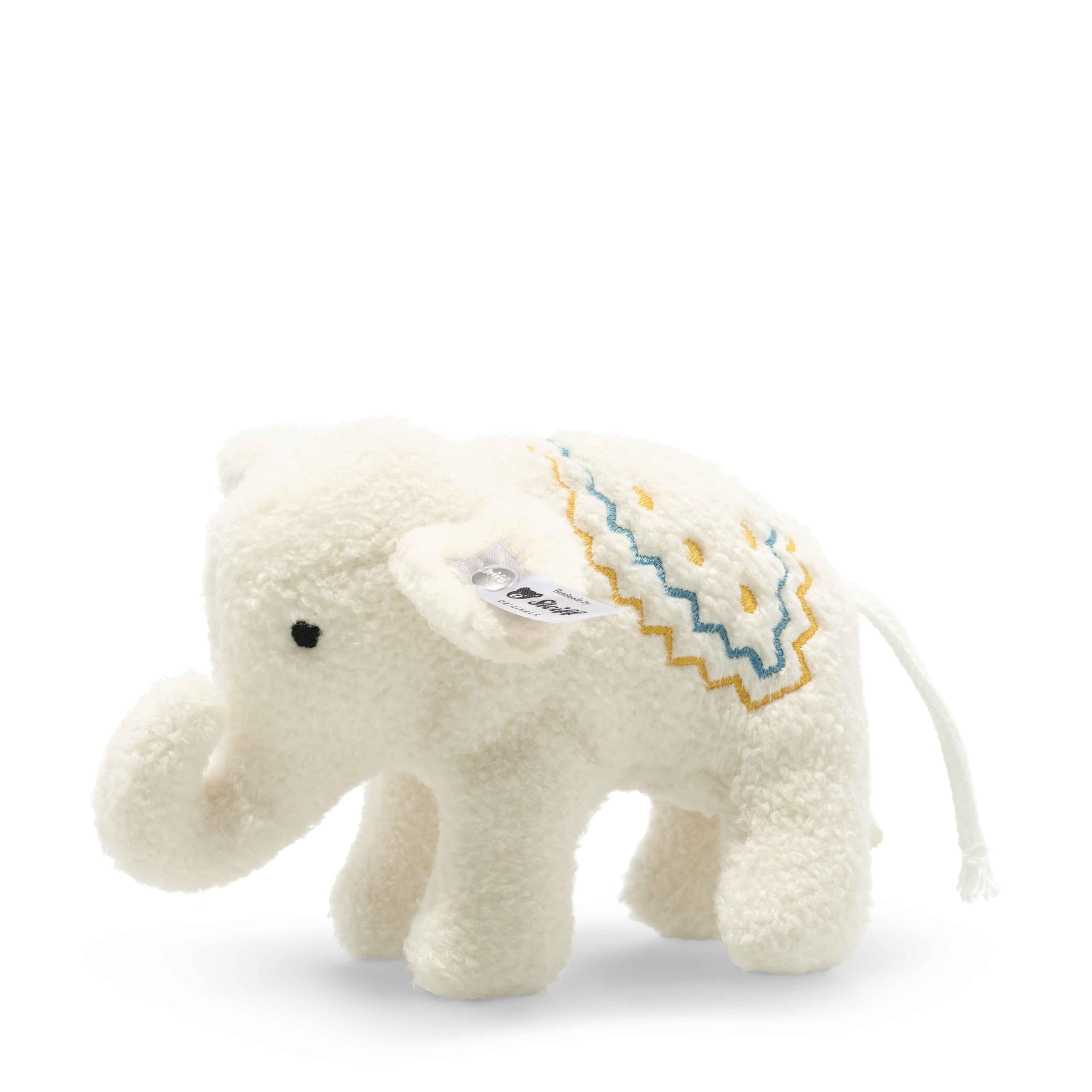 Steiff 241147 Little Elephant with Rattle, Cream