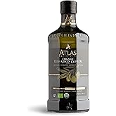 Atlas Organic Cold Pressed Moroccan Extra Virgin Olive Oil, Polyphenol Rich | EVOO From Morocco, Newly Harvested Unprocessed from One Single Family Farm | Trusted by Award-Winning Chefs | 500 mL