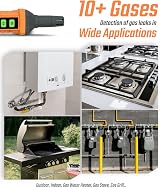 TopTes PT210 Gas Leak Detector Portable Natural Gas with Alarm Orange view 3