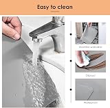 KitchenRaku Extra Large Silicone Worktop Protector Mat 60x40cm Grey view 6