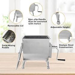 CLIVIA Manual Meat Mixer, 85 Pound Meat Mixer for