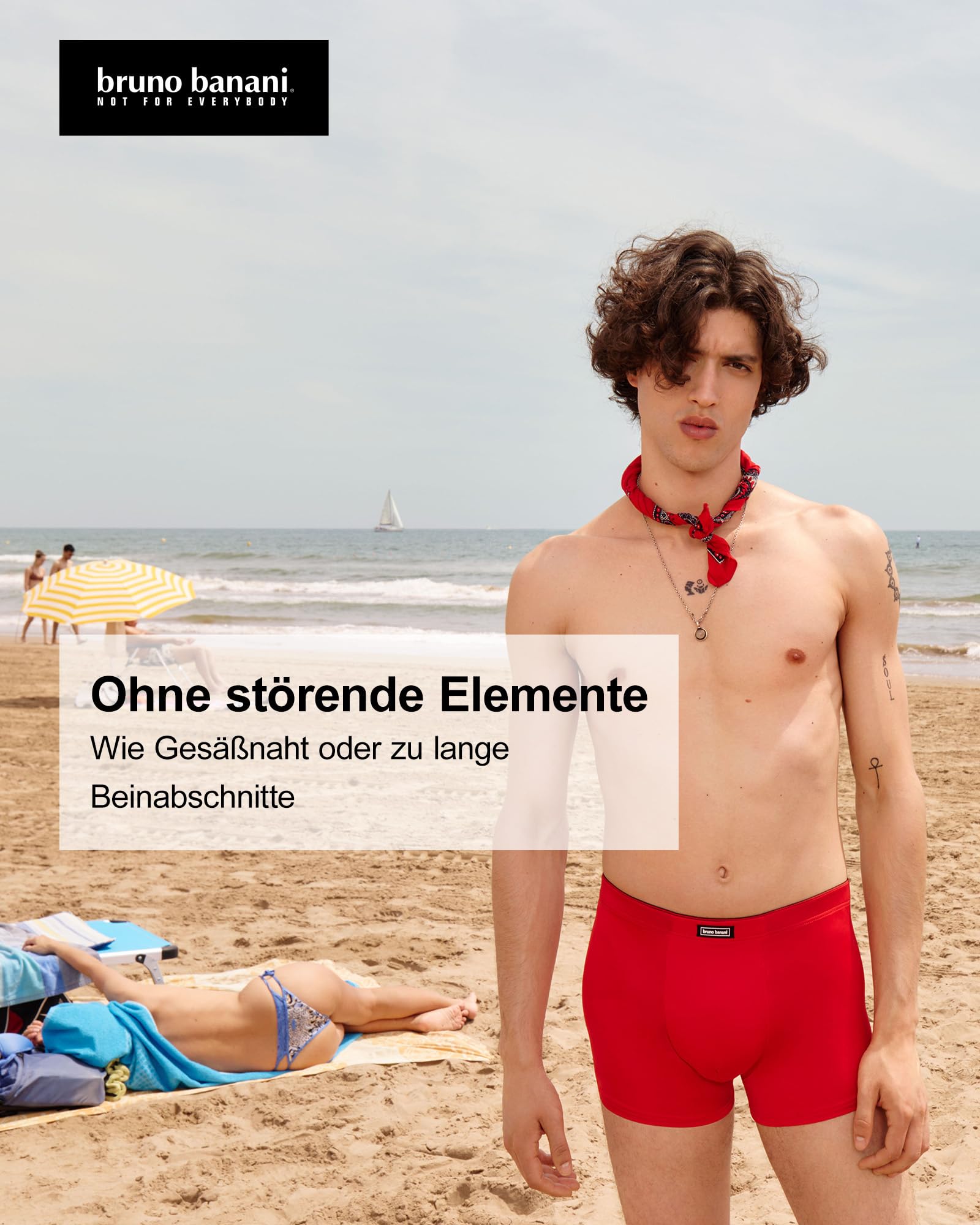 bruno banani Shorts Soft Micro - 3er Set - Herren Boxershorts eng anliegend ohne störende Nähte - Normale Bundhöhe - Atmungsaktiv 4