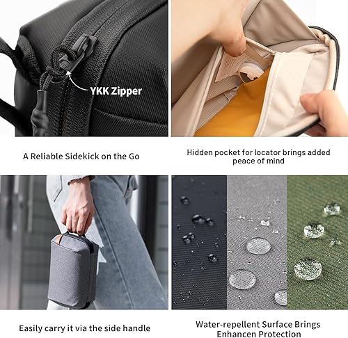 PGYTECH Travel Tech Organizer, Waterproof Tech Pouch, Electronics