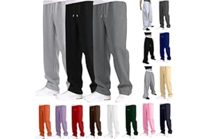 3 Pack Boys Sweatpants Baggy Drawstring Sweat Pants 14-16 Loose Straight Leg Jogger Kids Teen Athletic Joggers Pants