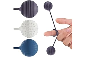 3 Pack Begleri Fidget Beads for Stress Relief & Skill Play,Silicone Worry Beads Fidget Toy,Unique Sensory Texture for Men Wom