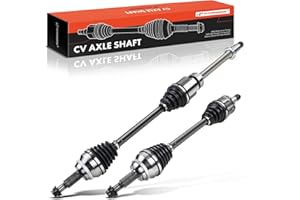 A-Premium Pair (2) Front CV Axle Shaft Assembly Compatible with Toyota Sienna 2004 2005 2006 2007 2008 2009 2010 3.3L 3.5L, FWD Only, Driver and Passenger Side