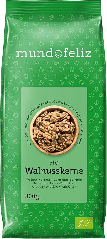 Organic Walnut Halves, 3 x 300g