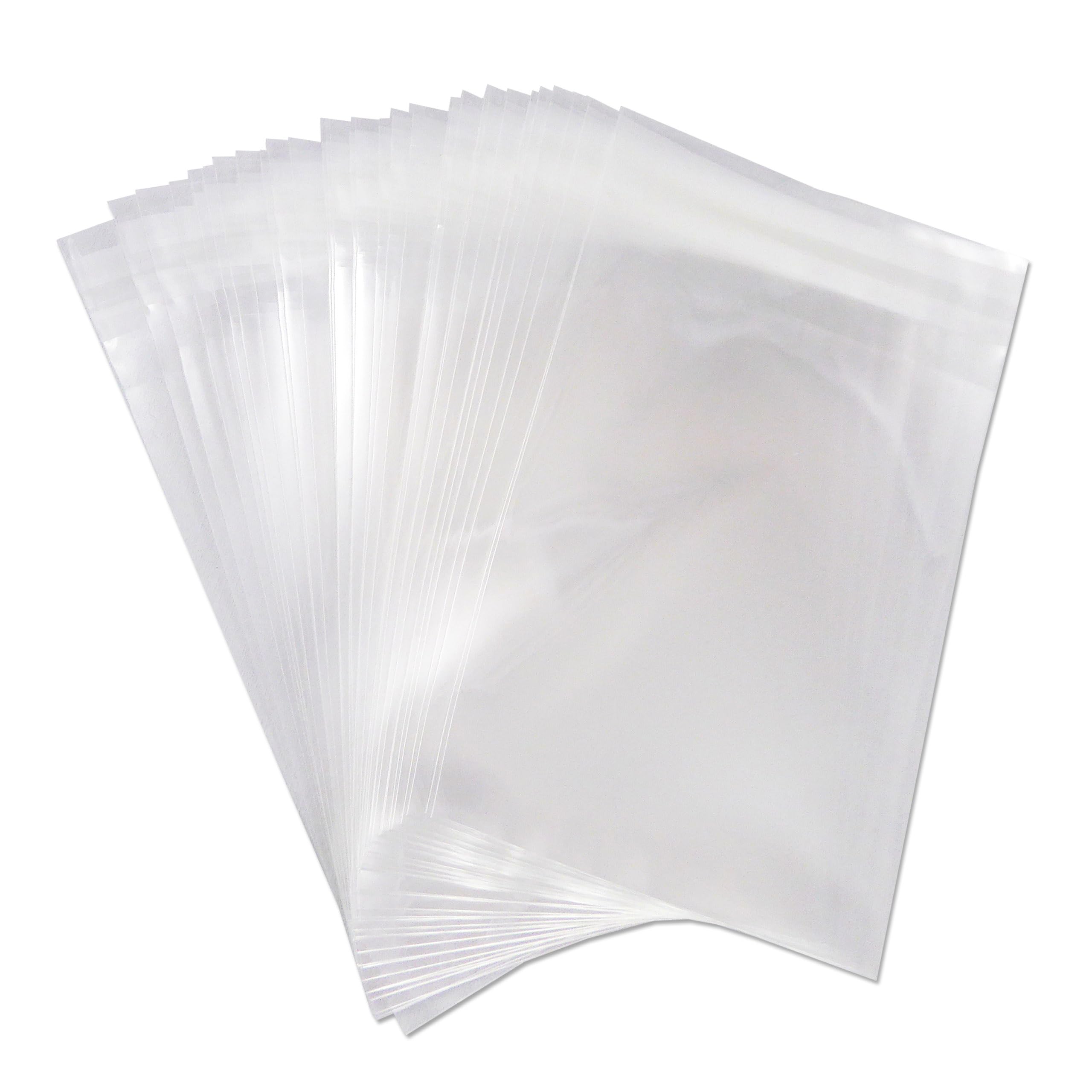 Cellophane Bags Self Seal 167mmx230mm - Clear Cello for C5 / A5 Cards with Envelopes (250 Bags)