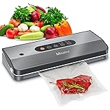 Vacuum Sealer Machine - MSAKE SJ-209 Food Savers for Food Preservation - Full Starter Kit | 4 Food Modes | Led Indicator Ligh