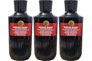 Bath & Body Works Body Wash 295 ml, 3-Pack (Rouge Rebel)