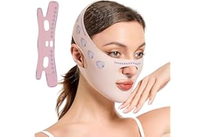 Face Lifting Strap, Reusable Breathable Face Lifting Mask, Anti Wrinkle Adjustable V Line Slimming Mask for Sleeping Daily Us