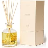 Benevolence LA Morning Ritual Reed Diffuser | Bergamot & Jasmine | Home Fragrance Diffuser for Bathroom | Long-Lasting Scent Sticks | Sun-Kissed Collection