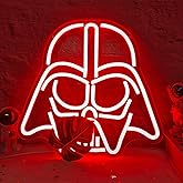 Vveikea Alien Mask Neon Sign Dimmable Helmet Neon Light Sign Game LED Sign Wars gaming Light Up Sign gamer Neon Lights for Bedroom Man Cave Gamer Gift