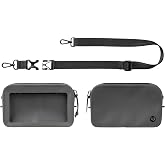 Nite Ize RunOff Waterproof Hip Pack - Beach &amp; Hiking Essential - Bag for Phone &amp; Travel Essentials - Crossbody Beach Tote &amp; Travel Pouch with IP67 Rating - Charcoal