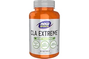 NOW Foods Sports Nutrition, CLA Extreme™ (Conjugated Linoleic Acid) With Guarana & Green Tea, 90 Softgels