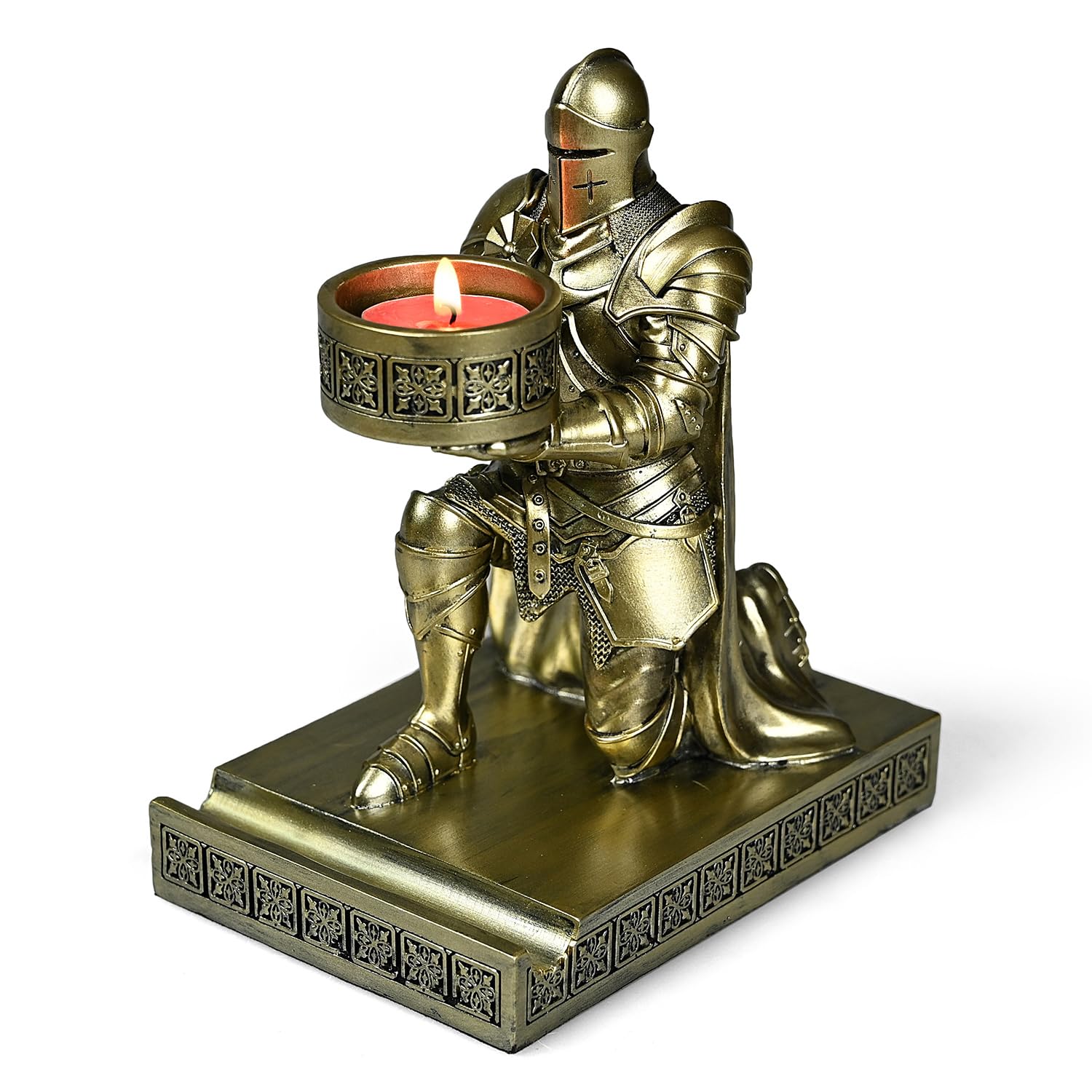 HDMbigmi King's Guard Kneeling Knight Candlestick