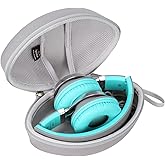 Aproca Hard Travel Storage Case, for AILIHEN C8 / Artix CL750 / ELECDER i39 Headphones Folding Lightweight Headset (Grey)